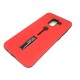 Cover Kickstand Matte With Finger Strap Samsung Galaxy A8 2018 A530 Red